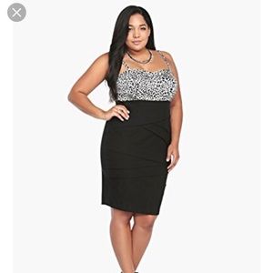 Torrid leopard bodycon dress